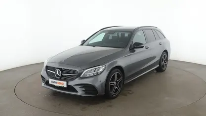 Grau Gebraucht 2018 Mercedes C220 AMG line Kombi | 26.390 € (Fairer Preis)