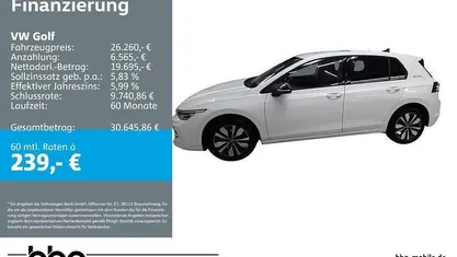 Gebraucht VW Golf VIII Life 150 PS (110 kW) 2025 Limousine