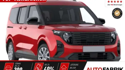 Neu Ford Tourneo Courier Titanium 125 PS (91 kW) 2026 Agate black metallic Van / Kleinbus