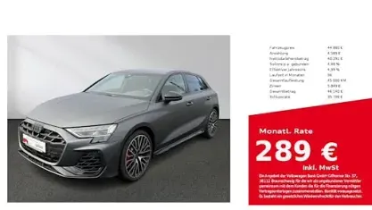 Brugt Audi S3 Sport 333 HK (244 kW) 2024 Grå Sedan