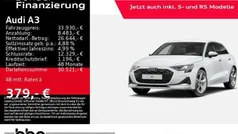 Weiß Gebraucht 2024 Audi A3 Sportback Advanced Kombi | 33.930 € (Fairer Preis)