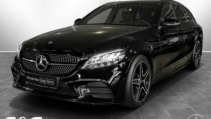 Unilack schwarz Gebraucht 2020 Mercedes C220 AMG Kombi | 24.890 € (Fairer Preis)