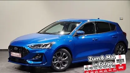 Gebraucht Ford Focus ST-Line X 125 PS (91 kW) 2025 Blau, desert island blue metallic Limousine