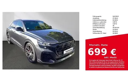 Daytonagrau perleffekt Gebraucht 2024 Audi Q8 Ambiente SUV | 109.950 €