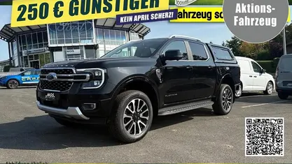Ny Ford Ranger Platinum 241 HK (177 kW) 2026 Sort Pickup / Ladvogn