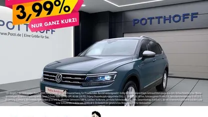 Blau Gebraucht 2021 VW Tiguan Allspace Highline SUV | 30.443 € (Guter Preis)