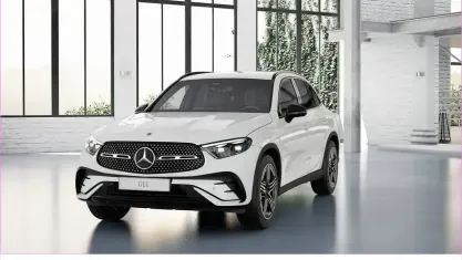 Gebraucht Mercedes GLC220 AMG 197 PS (144 kW) 2026 Unilack polarweiß SUV