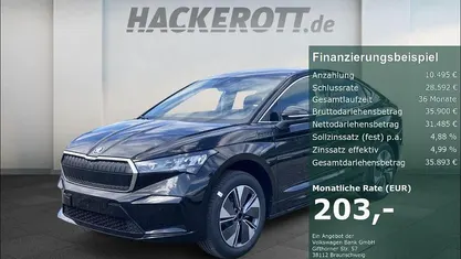 Gebraucht Skoda Enyaq iV 132 kW (180 PS) 2025 Schwarz SUV