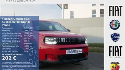 Neu Fiat Grande Panda Business 110 PS (80 kW) 2026 Cinema schwarz Kleinwagen