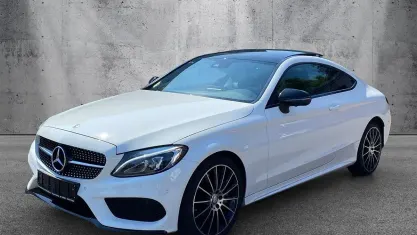 Gebraucht Mercedes C250 AMG line 204 PS (150 kW) 2016 Weiß Coupé