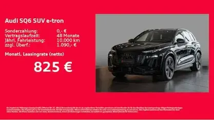 Neu Audi SQ6 e-tron Ambiente 380 kW (517 PS) 2026 Schwarz SUV