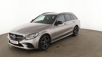 Brugt Mercedes C180 AMG line 156 HK (114 kW) 2018 Grå Stationcar