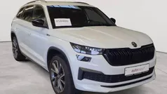 Moonweiß perleffekt Gebraucht 2022 Skoda Kodiaq SportLine SUV | 30.790 € (Fairer Preis)