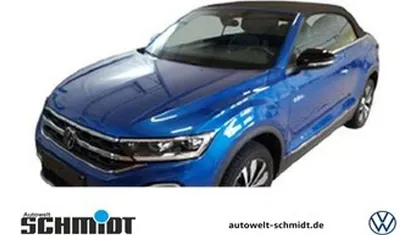 Ravennablau metallic Gebraucht 2025 VW T-Roc Cabriolet Goal Cabrio | 30.685 € (Superpreis)