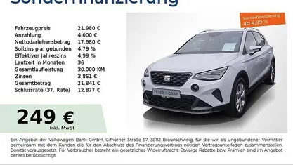 Gebraucht 2025 Seat Arona FR SUV | 21.980 € (Fairer Preis)