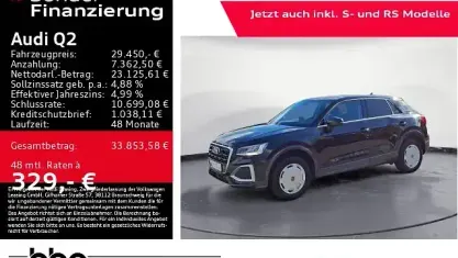 Gebraucht Audi Q2 Advanced 150 PS (110 kW) 2025 Schwarz SUV