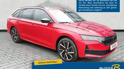 Nouvelle Skoda Octavia SportLine 150 ch (110 kW) 2025 Blanc Break