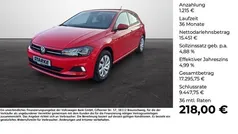 Rot Gebraucht 2021 VW Polo Comfortline Kleinwagen | 16.666 € (Fairer Preis)
