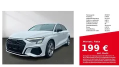 Weiß Gebraucht 2022 Audi A3 Sportback e-tron S-Line Limousine | 28.580 € (Fairer Preis)