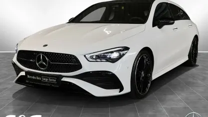 Gebraucht Mercedes CLA200 AMG 120 PS (88 kW) 2024 Unilack polarweiß Coupé