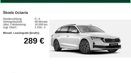 Gebraucht 2025 Skoda Octavia Selection Kombi | 32.870 € (Fairer Preis)