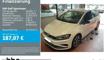 Gebraucht VW Golf VII Comfortline 150 PS (110 kW) 2020 Weiß Van / Kleinbus