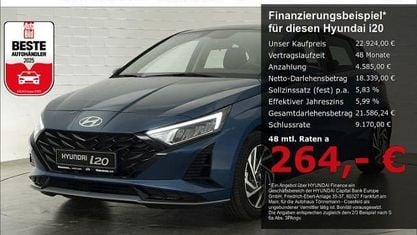 Nowe Hyundai i20 Trend 101 KM (74 kW) 2025 Niebieski Hatchback