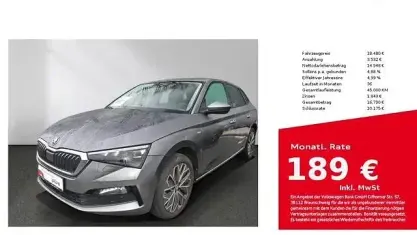 Brugt Skoda Scala Tour 116 HK (85 kW) 2023 Grå Hatchback
