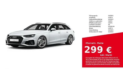 Gebraucht 2023 Audi A4 S-Line Kombi | 34.990 € (Fairer Preis)