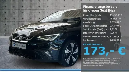 Gebraucht Seat Ibiza FR 80 PS (58 kW) 2021 Schwarz Kleinwagen