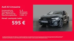 Schwarz Neu 2025 Audi A3 S-Line Limousine | 53.294 €