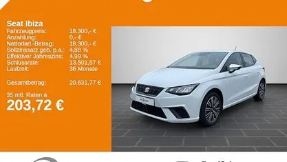 Usata Seat Ibiza Style 116 CV (85 kW) 2024 Bianco Utilitaria