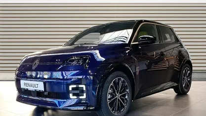 Blau (nachtblau, dach blackpearlschwarz (bla) Gebraucht 2024 Renault R5 Iconic Kleinwagen | 32.895 € (Fairer Preis)