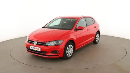 Gebraucht VW Polo Comfortline 75 PS (55 kW) 2018 Rot Kleinwagen