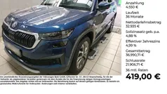 Lavablau metallic Gebraucht 2022 Skoda Kodiaq Ambition SUV | 37.485 € (Fairer Preis)