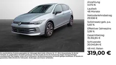 Silber (oyster silver metallic) Neu 2024 VW Golf VIII Goal Limousine | 32.580 € (Guter Preis)