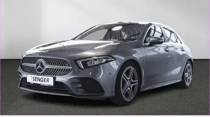 Brugt Mercedes A180 AMG line 136 HK (100 kW) 2019 Grå Sedan