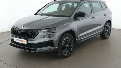 Gebraucht Skoda Karoq SportLine 190 PS (139 kW) 2023 Grau SUV