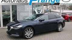 Deep crystal blue Gebraucht 2024 Mazda 6 Exclusive-Line Kombi | 28.985 € (Fairer Preis)