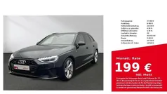 Schwarz Gebraucht 2023 Audi A4 S-Line Kombi | 37.480 € (Guter Preis)