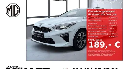 Gebraucht Kia Ceed Sportswagon Spirit 160 PS (117 kW) 2021 Weiss Kombi
