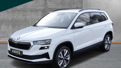 Moonweiß perleffekt Gebraucht 2022 Skoda Karoq Tour SUV | 25.490 € (Fairer Preis)