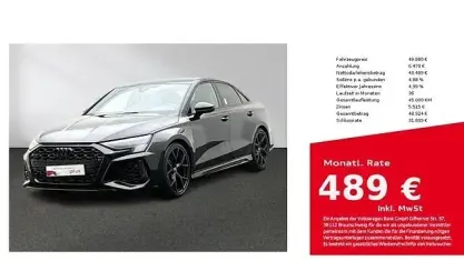Brugt Audi RS3 Ambiente 400 HK (294 kW) 2023 Sort Sedan