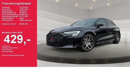 Schwarz Gebraucht 2025 Audi RS3 Sport Limousine | 69.890 € (Etwas zu teuer)