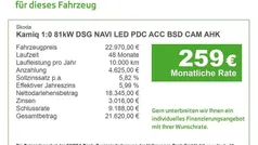 Unbekannt (metallic) Gebraucht 2023 Skoda Kamiq Tour SUV | 22.970 € (Fairer Preis)