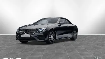 Gebraucht Mercedes E400 AMG 333 PS (244 kW) 2018 Metalliclack obsidianschwarz Cabrio