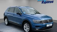 Caribbean blue metallic Gebraucht 2019 VW Tiguan IQ Drive SUV | 23.950 € (Superpreis)