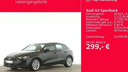 Gebraucht Audi A3 110 PS (80 kW) 2022 Brillantschwarz Limousine