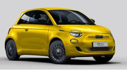 Neu Fiat 500e Icon 86 kW (118 PS) 2026 Gelb Limousine