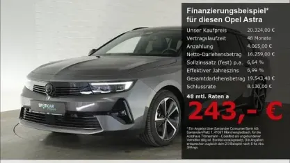Gebraucht Opel Astra 131 PS (96 kW) 2024 Grau Kleinwagen